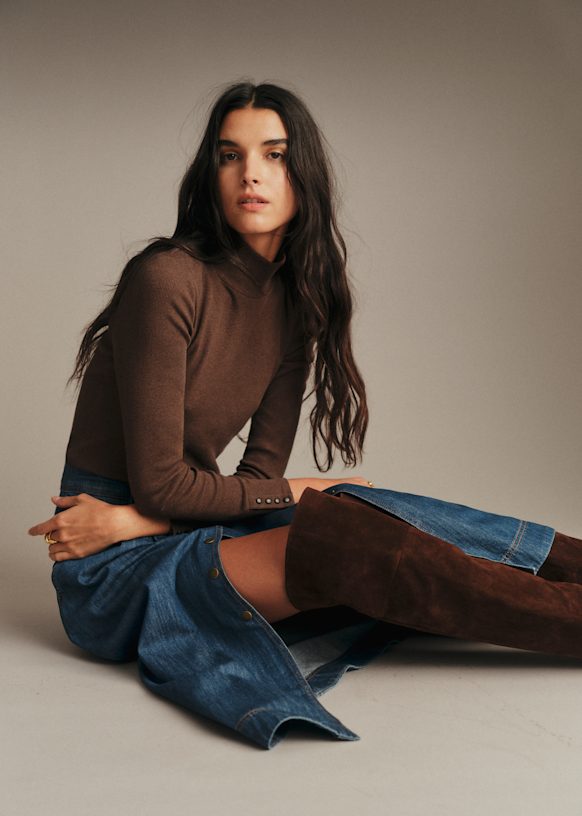 Felix Jumper - Dark Heather Taupe - Organic cotton - organic
