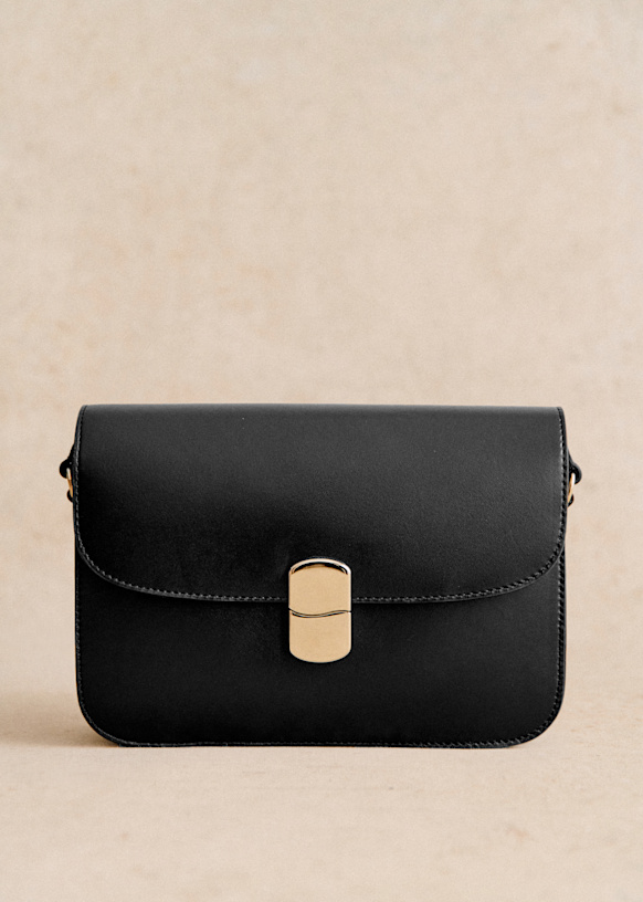 Sac Milo Classique Marron Python Sezane