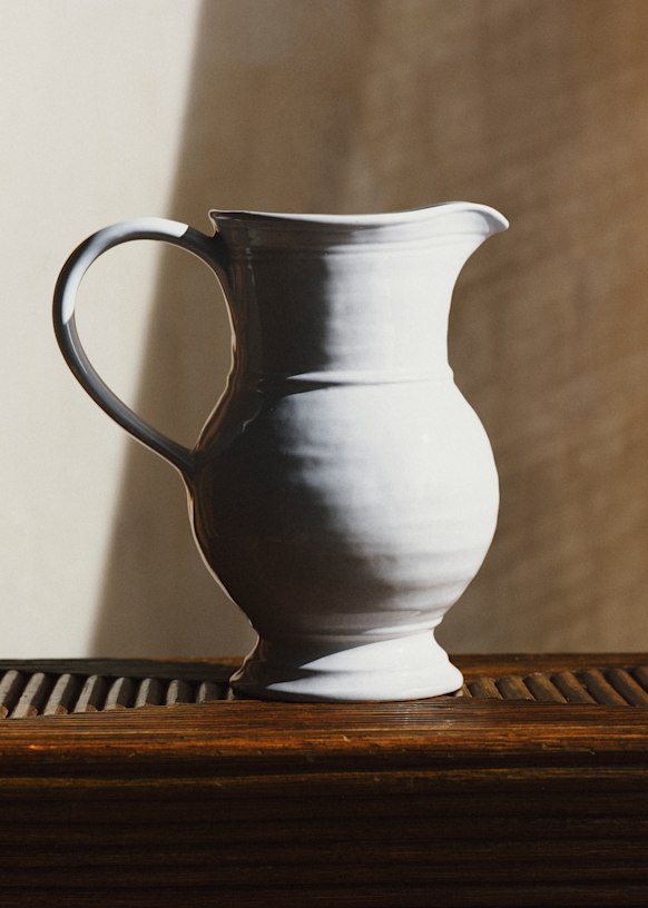 Allegro Jug - Rosy beige - Ceramic - Sézane