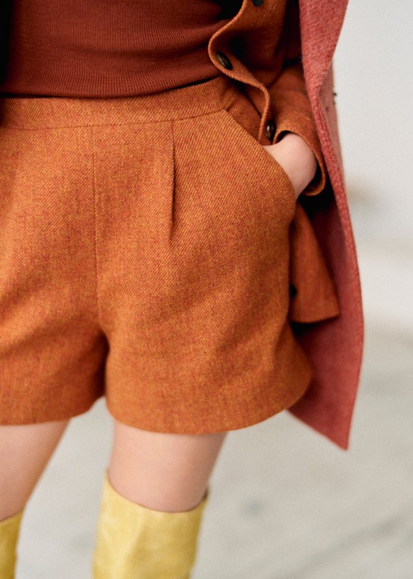 Ismael Shorts - Black - Wool - Sézane Ismael Shorts - Black - Wool - Sézane