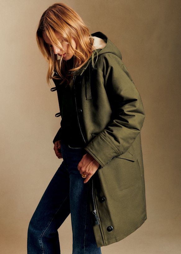Bill Coat - Kaki Green - Organic cotton - organic textile