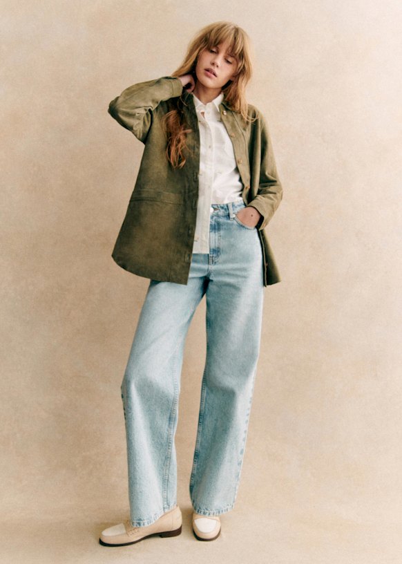 口コミ・レビューで人気商品を探そう - Jacket Will Ecru Sézane - textile organic - cotton Organic - ジャケット・アウター