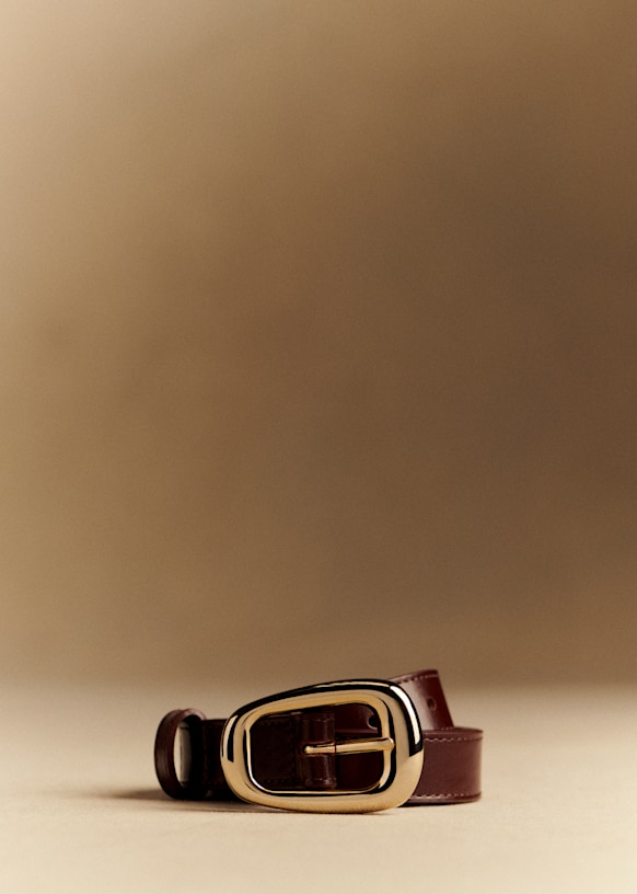 Ceinture Janis - Chocolat Glacé - Cuir bovin - Sézane