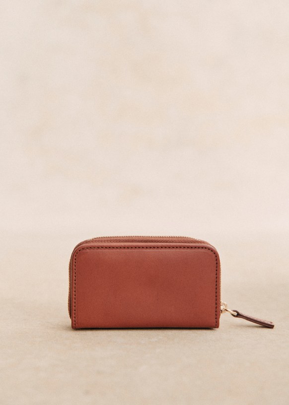 Hugo Card Holder - Black Python - Sézane