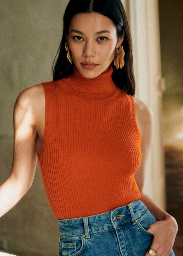 Yohan Jumper - Black - Merino Wool - Sézane