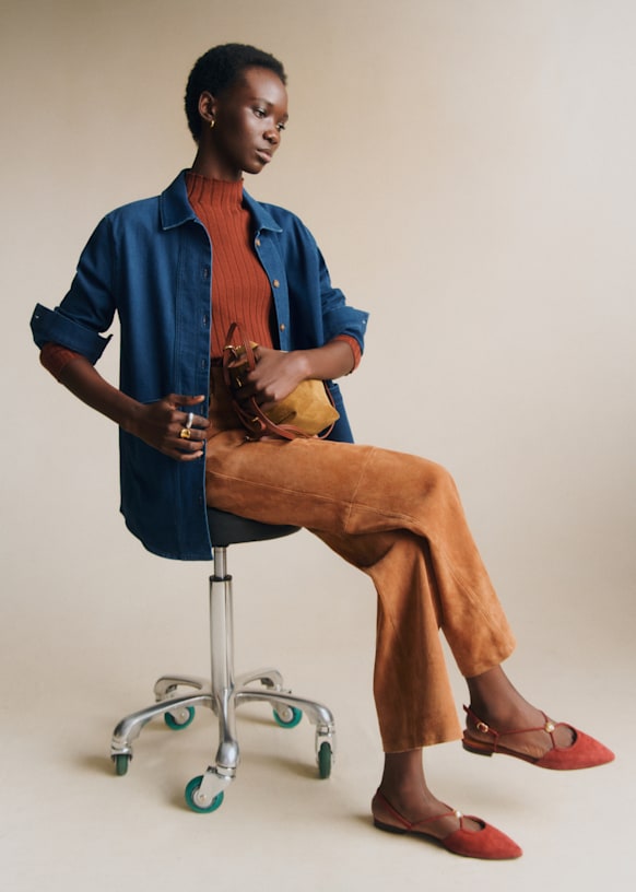 Babys Alexia - Terrakotta - Ziegenvelours - Sézane