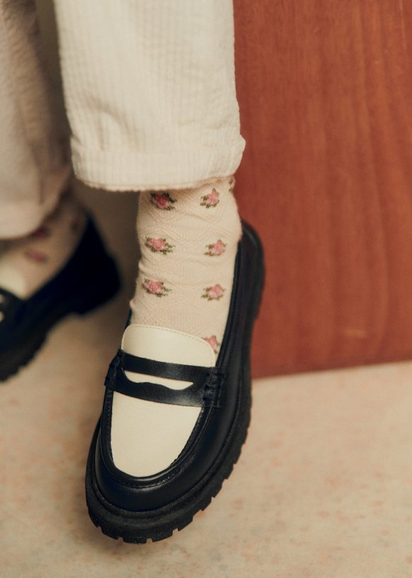 sezane セザンヌ ALBANE ローファー Albane Loafers - Smooth Black - Bovine leather - Sézane