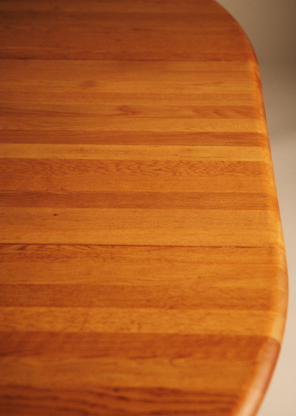 Table at manger vintage in chêne massif by Niels Otto Moller