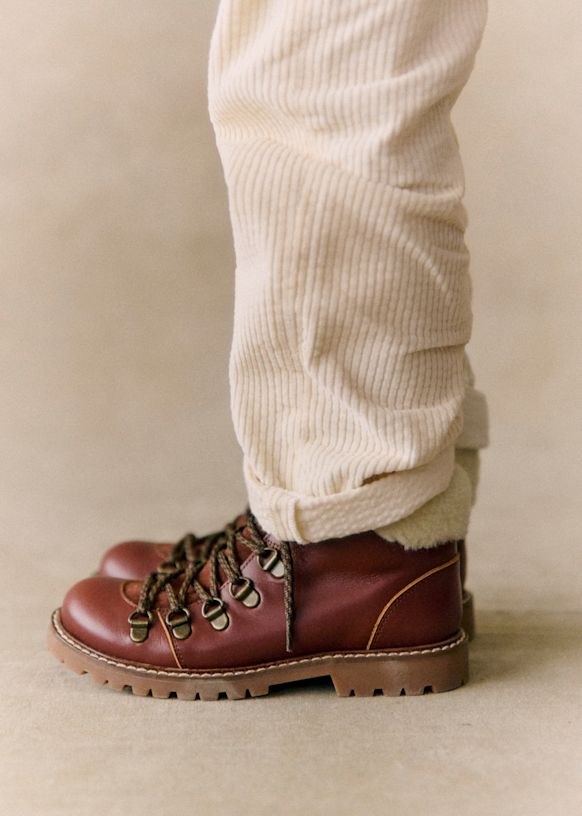 Sezane lace up boots store