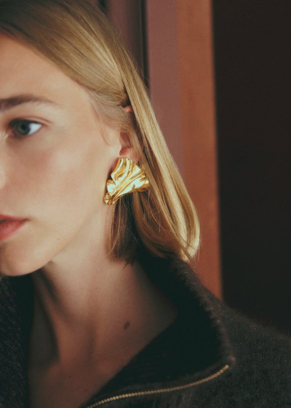 Boucles d&#039;oreilles Nora - Doré