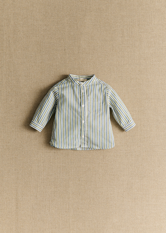 専用ページSEZANE ストライプ ボタン付き Tシャツ XS Max Shirt - Striped blue - Sézane