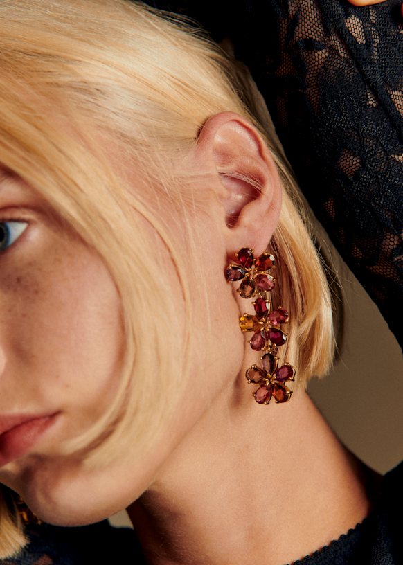 Boucles d'oreilles Blair - Rose Multi