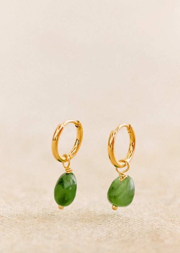 【オンライン限定商品】  イヤリング Charlotte - Sézane - 樹脂 - グリーン ピアス