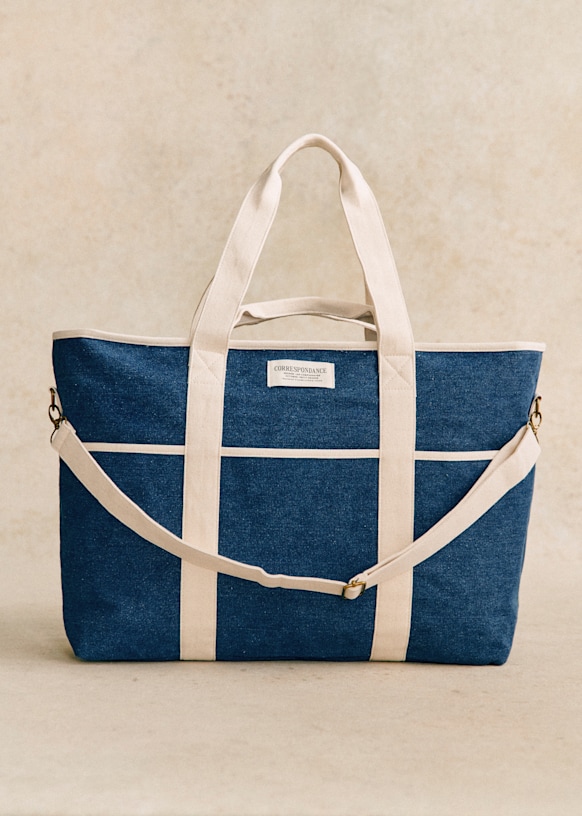 Weekday Tote bag - Ecru - Cotton - Sézane