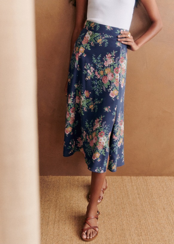 Jupe fleurie sezane 2025