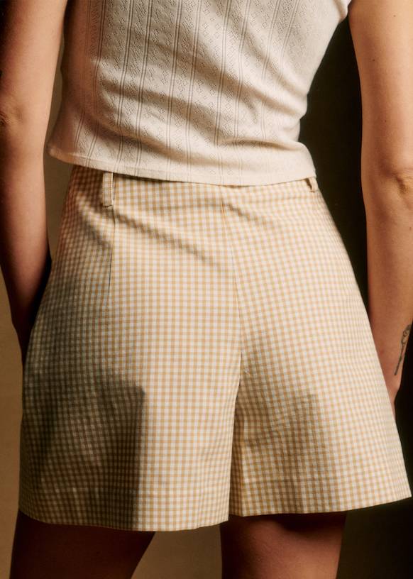 Edward Shorts - Walnut - Viscose ECOVERO™ LENZING™ - Sézane