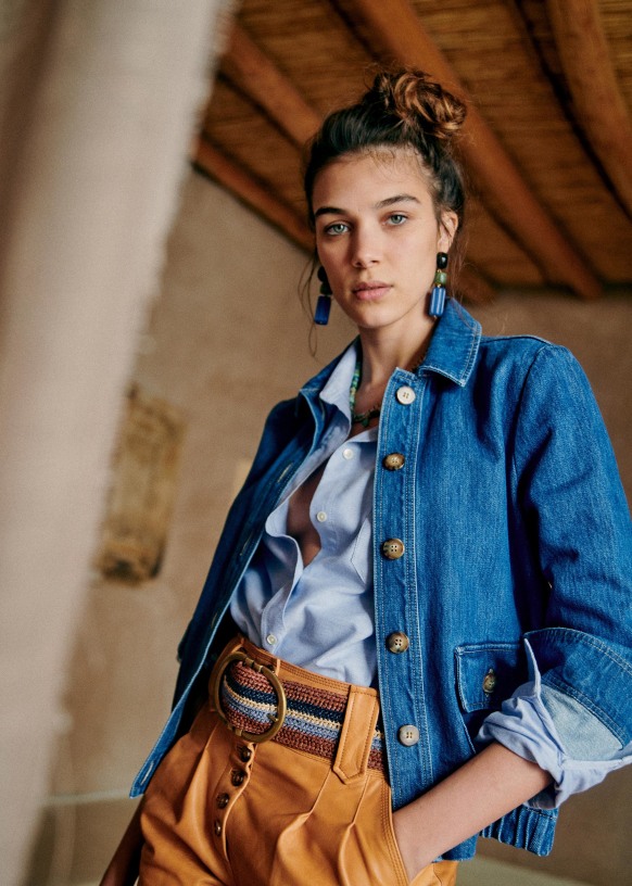Veste Anila - Chambray - Coton Biologique - Sézane