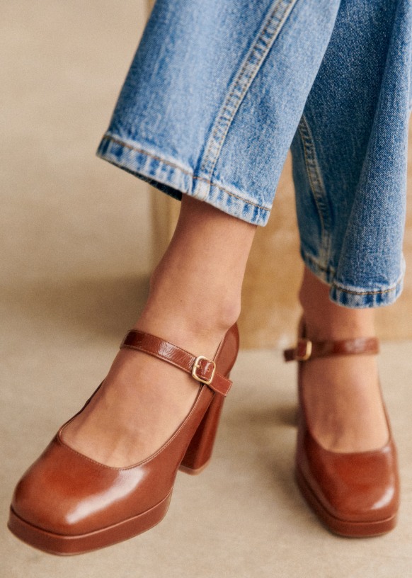 High heel mary janes discount