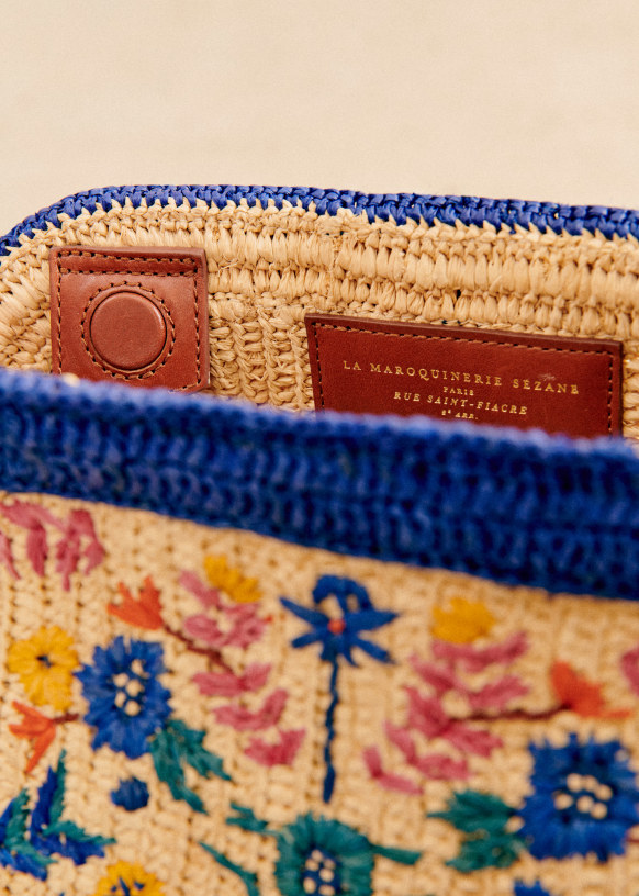 Pochette raphia sezane hot sale