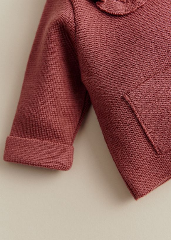 Betty Cardigan - Rosewood - Merino Wool - Sézane