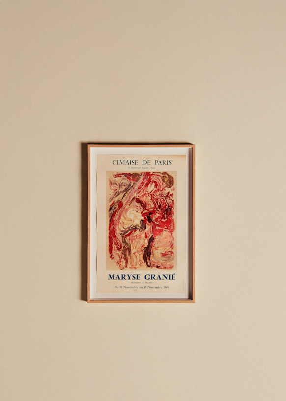 Affiche Cimaise of Paris, Maryse Granié, 1963