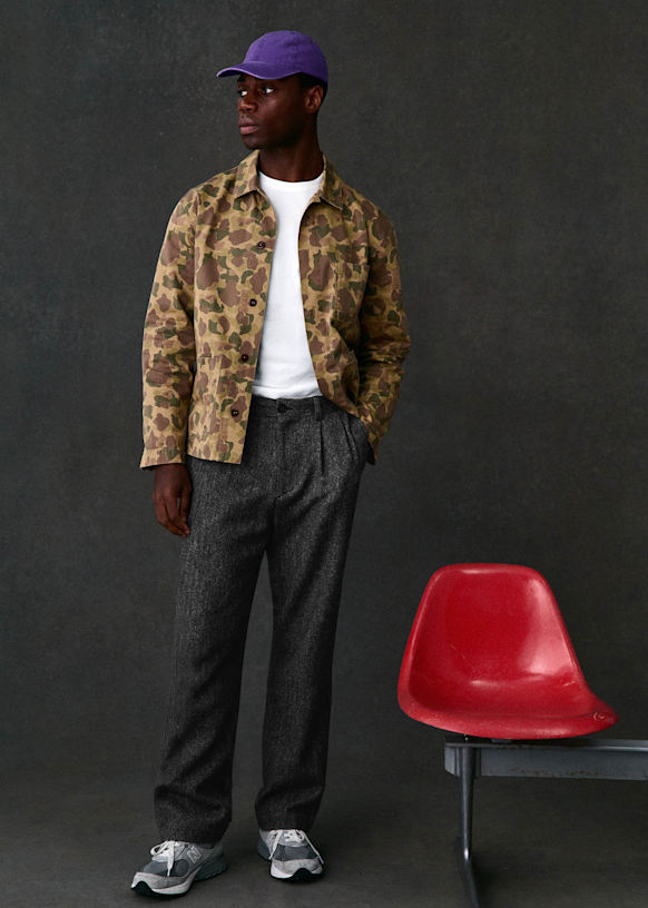 Devon Jacket - Olive Green - Organic Cotton - Sézane