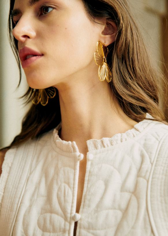 Ethan ジャケット - エクリュ - オーガニックコットン - オーガニック