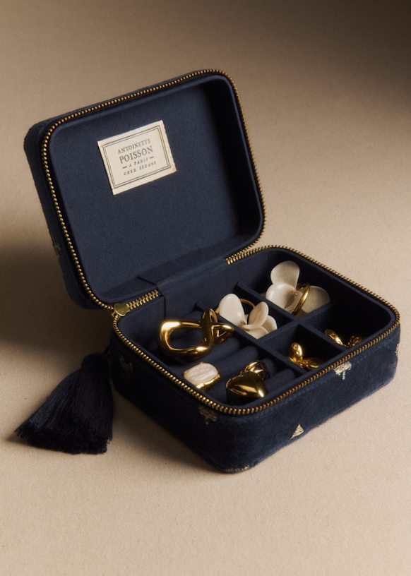 Grand écrin - Sézane x Antoinette Poisson - Bleu Nuit - Coton - Sézane