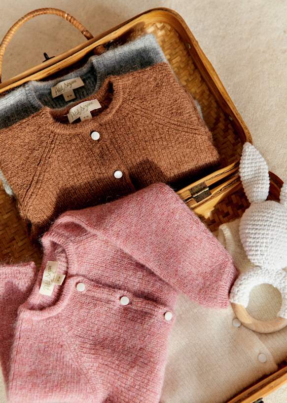 Gaspard Cardigan - Ecru - Super kid mohair - Sézane