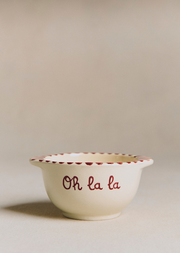 Oh la la Bowl - Sézane x Maison Roussot - Dark Red