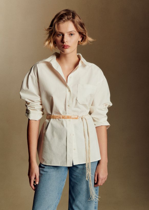 Antonia Belt - Ecru - Resin - Sézane
