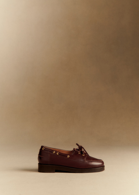 Mocassins Sézane En Cuir Marron Pour Femme - Taille 38 EU, Style Décontracté Chic