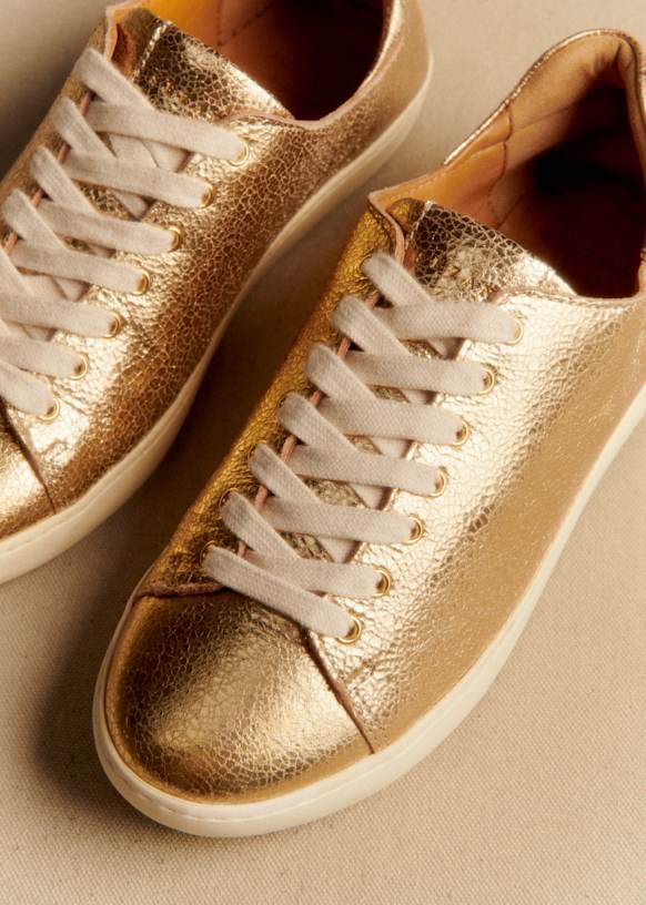 Jack Trainers Smooth Gold