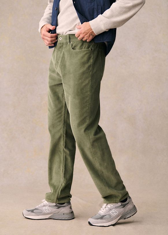 Corduroy Albano Trousers - Light Beige - Organic Cotton