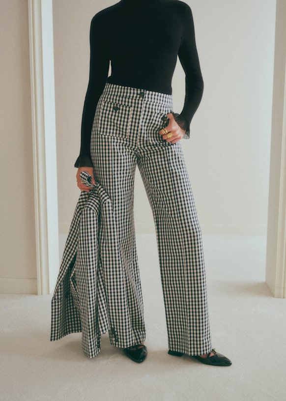 Dan パンツ - ブラック - ポリエステル - Sézane