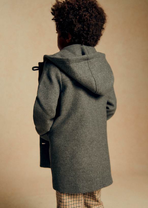 Joseph Coat - Mottled Grey - GRS certified recycled wool - Sézane