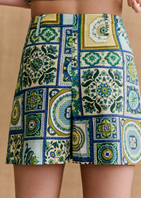 Tommaso Shorts - Sézane x Momonì - Mosaic