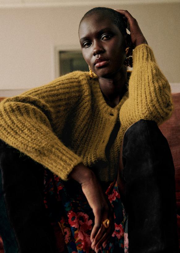 Emile Cardigan - Black - Alpaca - Sézane