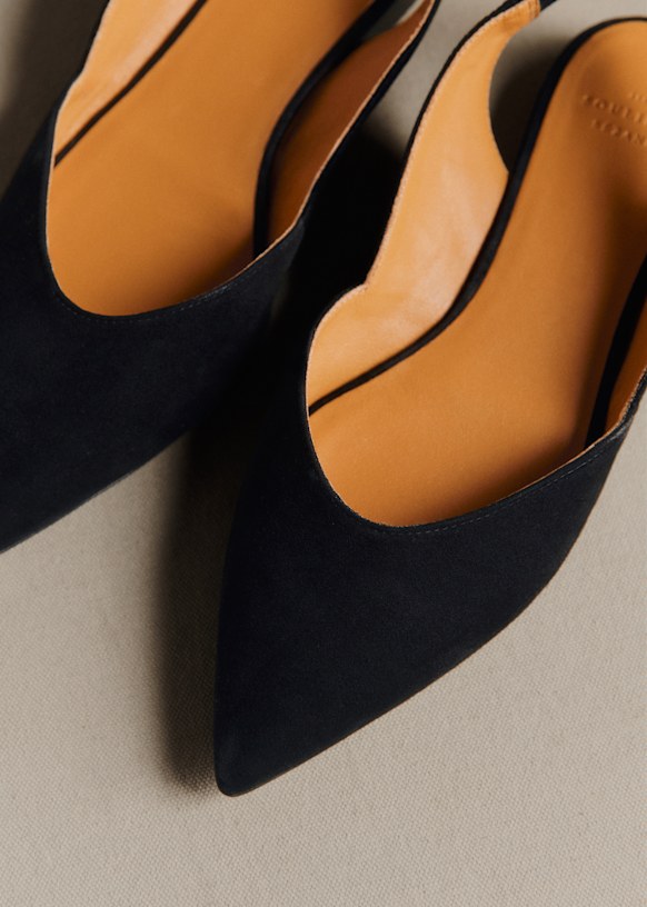 Cassy Ballerinas - Black - Goat Leather - Octobre Éditions