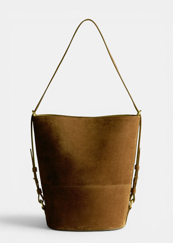 Gary Maxi Bag - Choco - Split cowhide leather - Sézane