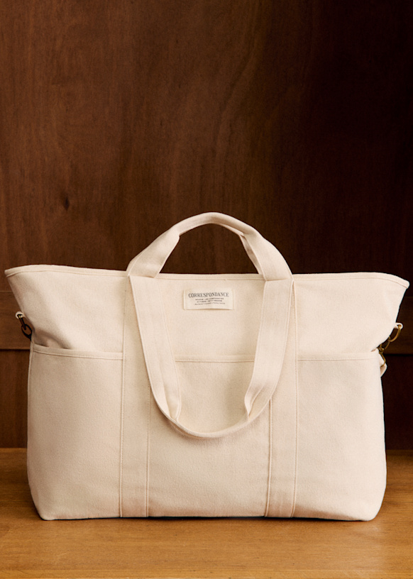 マキシトートバッグ - レオパード - コットン - Sézane