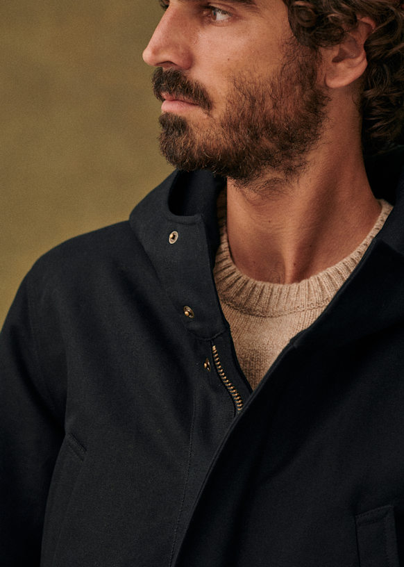 Peter Parka - Navy - Organic Cotton - Octobre Éditions