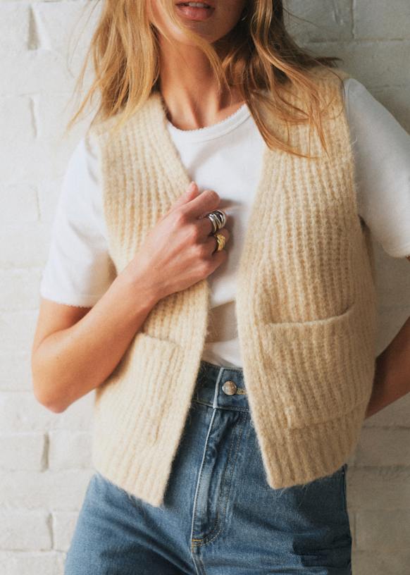 ZECKI Cardigan - Linen - Baby Alpaca - Sézane