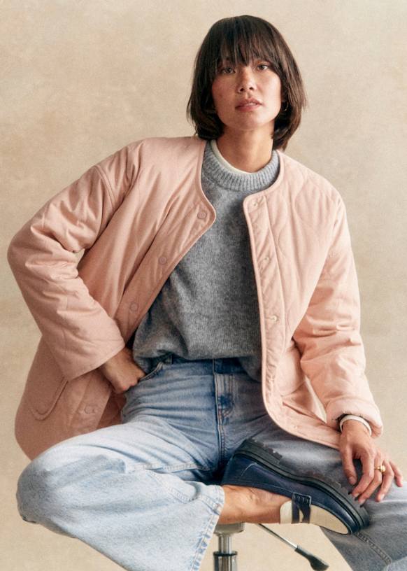Farel Jacket - Light Blue - Organic cotton - organic textile