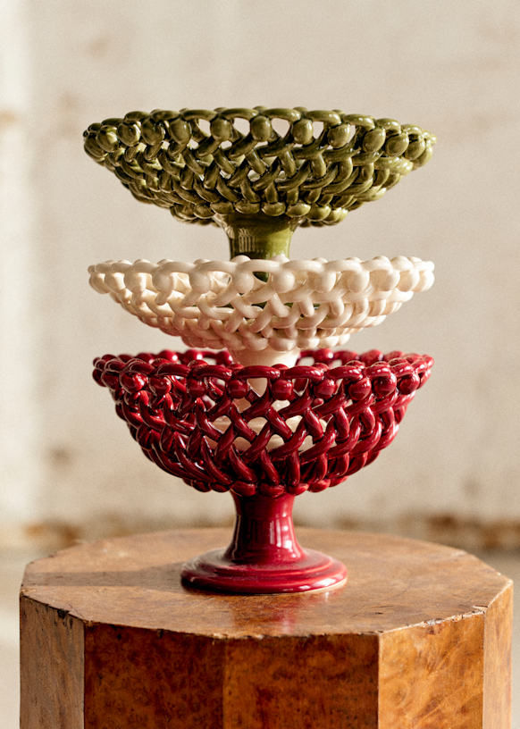 Small pedestal dish - Maison Pichon Bowl - Sand - Ceramic - Sézane