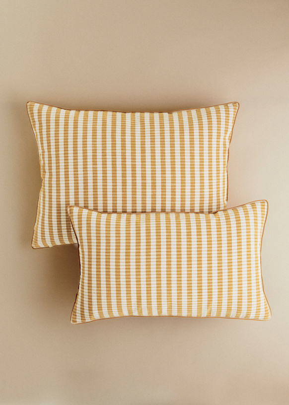 Coussin Tissé Pianissimo - Petit modèle - Caramel