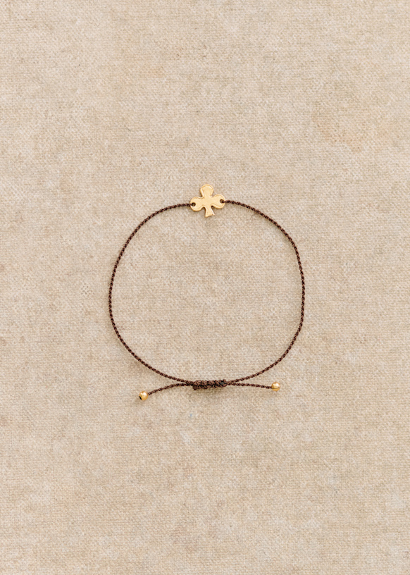 【在庫有】 Majority - Clover Green - Bracelet Lulu recycled Sézane - brass アクセサリー