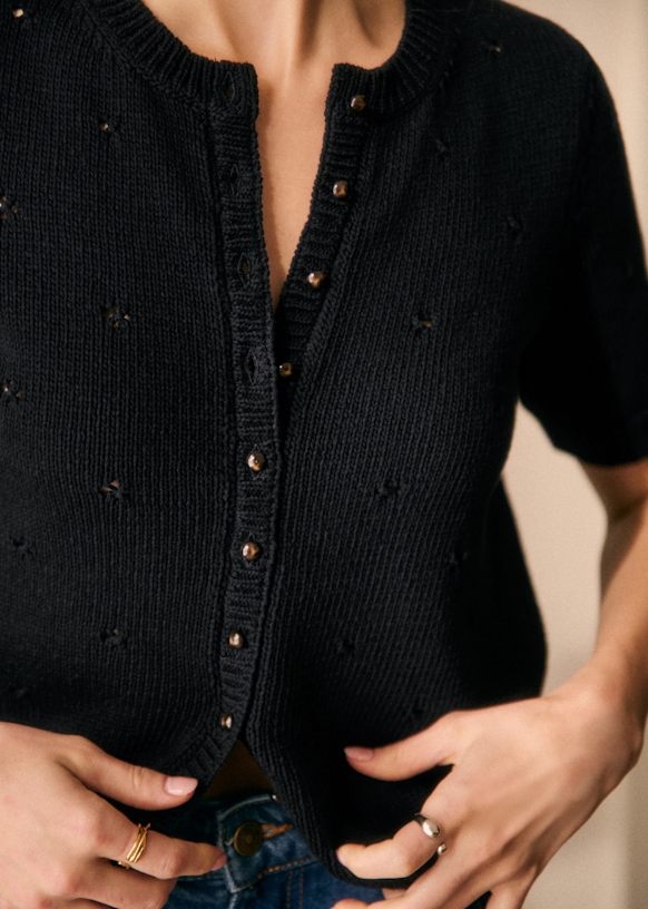 Kyle Cardigan - Cream - Organic cotton - organic textile