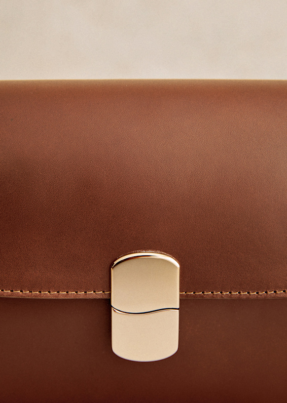Milo Classic Bag - Glossy Black - Smooth cowhide leather