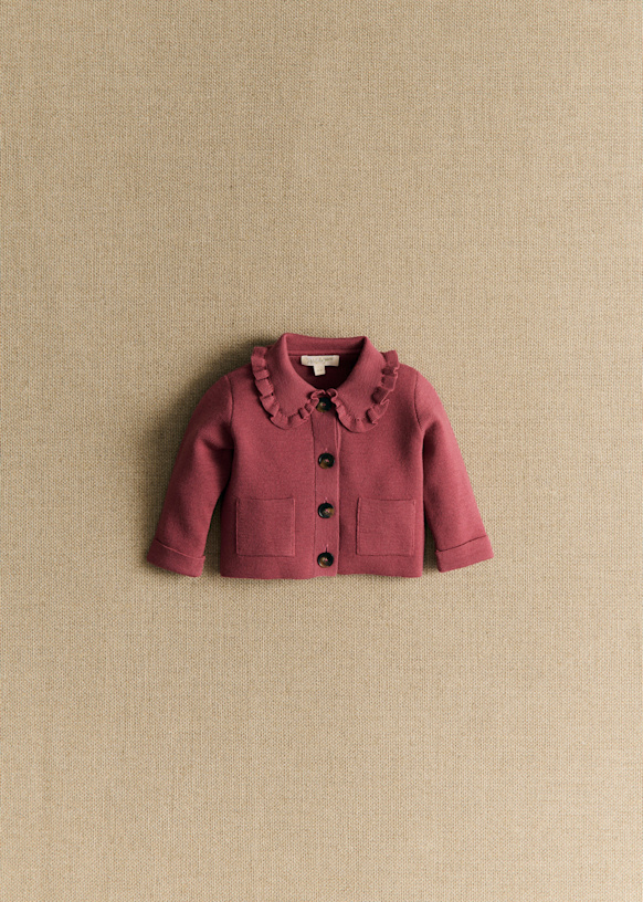 Betty カーディガン - ローズウッド - メリノウール - Sézane